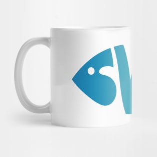 Swim Creative Fish Design Mug